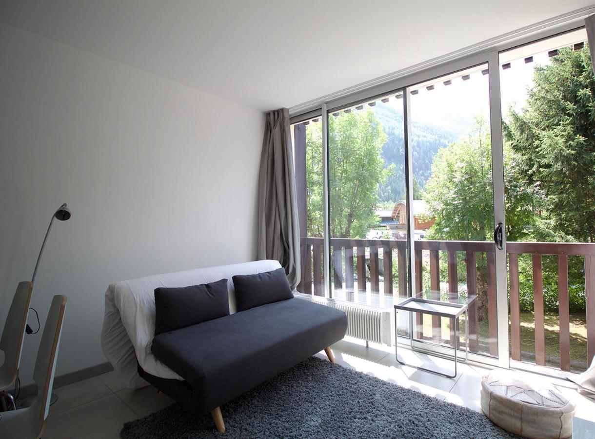 Studio Lumineux Avec Vue Sur Le Massif Du Mont-Blanc Chamonix Exterior photo
